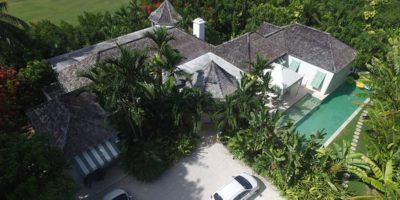 The residence in its gardens