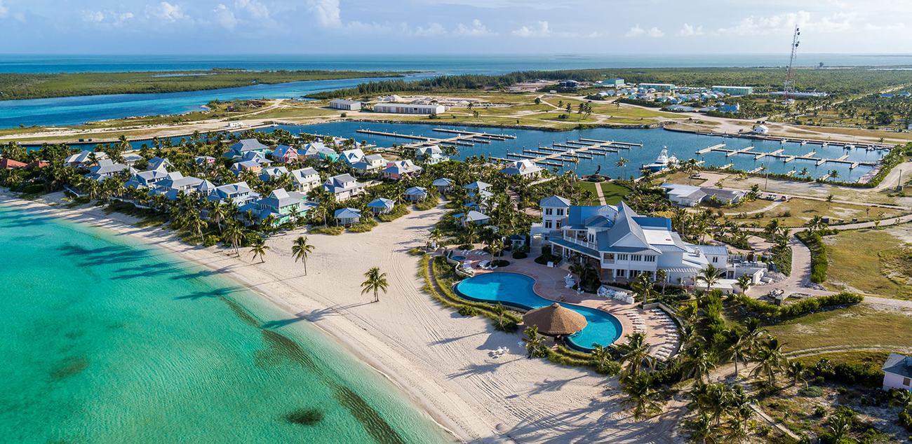 Chub Cay Club — clubhouse, inn cottages, pool and marina